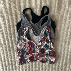 Kindred Bravely Floral and Neutral Bra Set